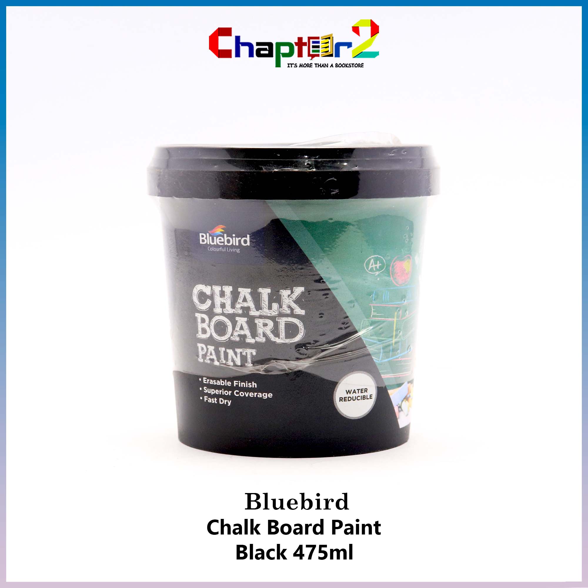 BlueBird Wall Chalkboard Paint - Chapter 2 - Books - Arts & Crafts - Party  Decor