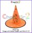 Witch Cap - orange-with-golden
