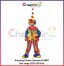 Amusing Clown Costume - Multi-Color | Sizes: Medium, Large, XL - large