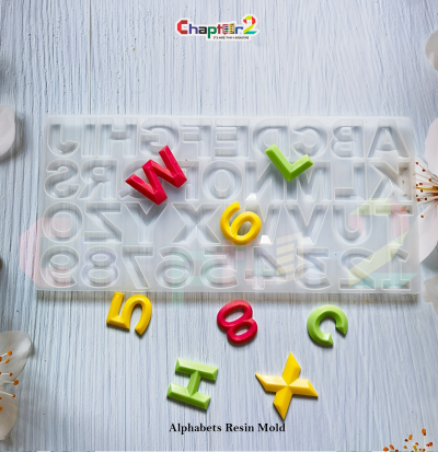 Alphabets and Number Resin Mold