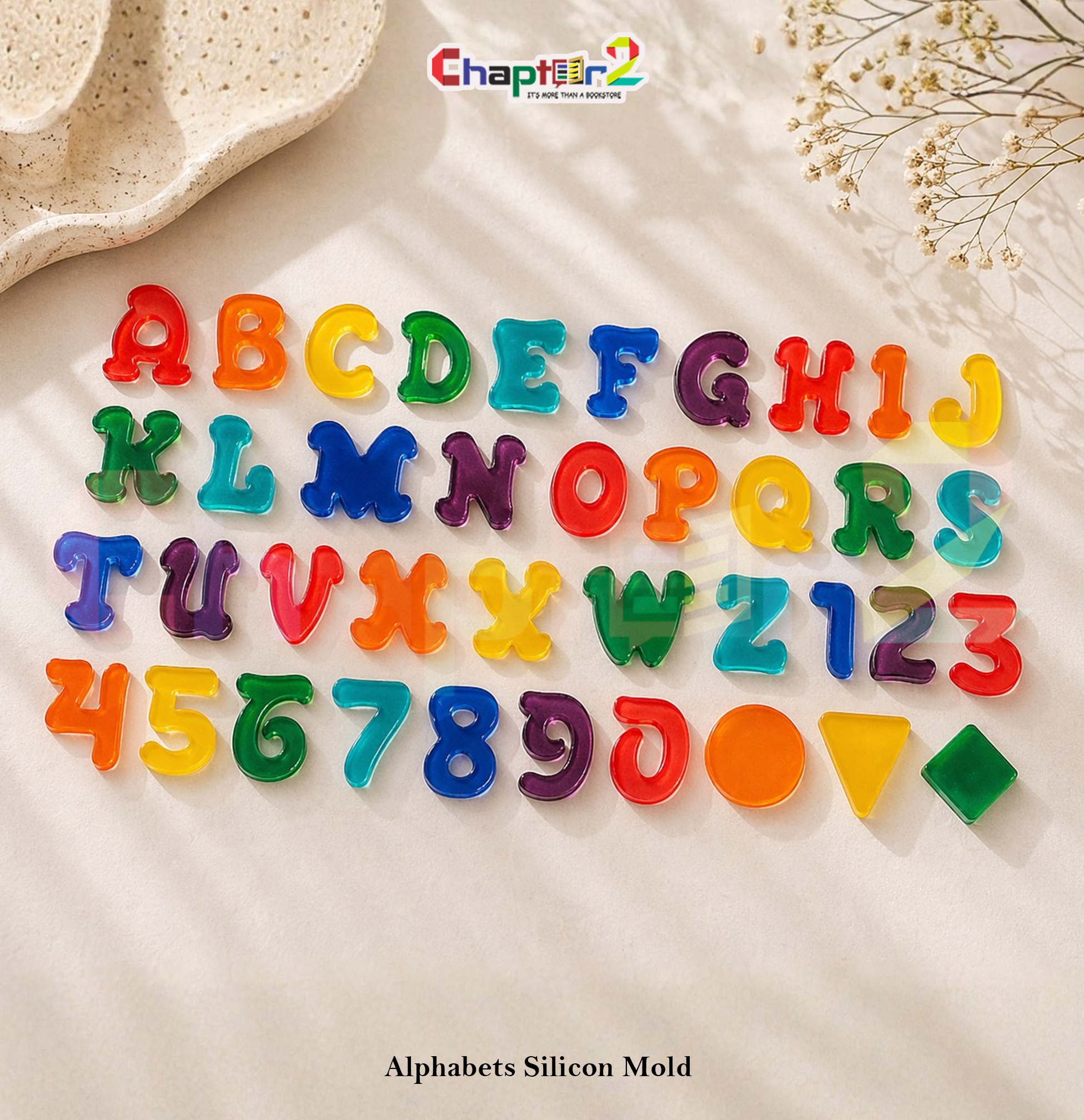 5303259 Capital Alphabet Silicon Resin Mold