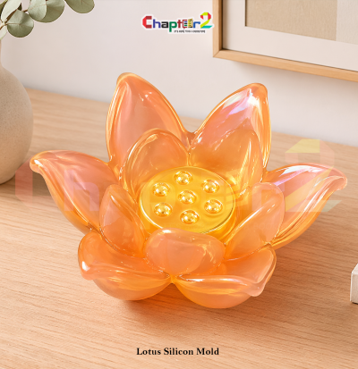 Lotus Silicon Mold (lotus flower shape)