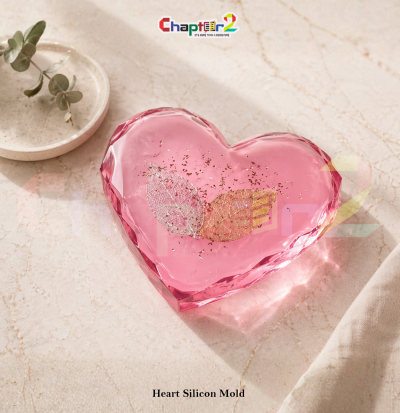 Heart Silicon Mold (multi-faceted heart shape)