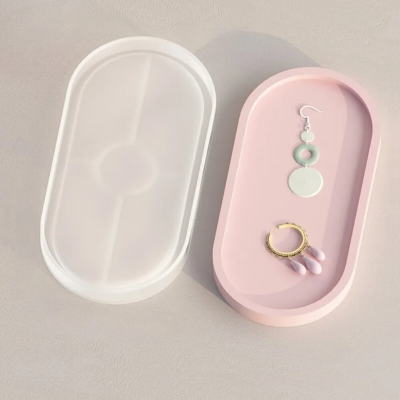 Oval Tray Silicon Mold (oval shape)