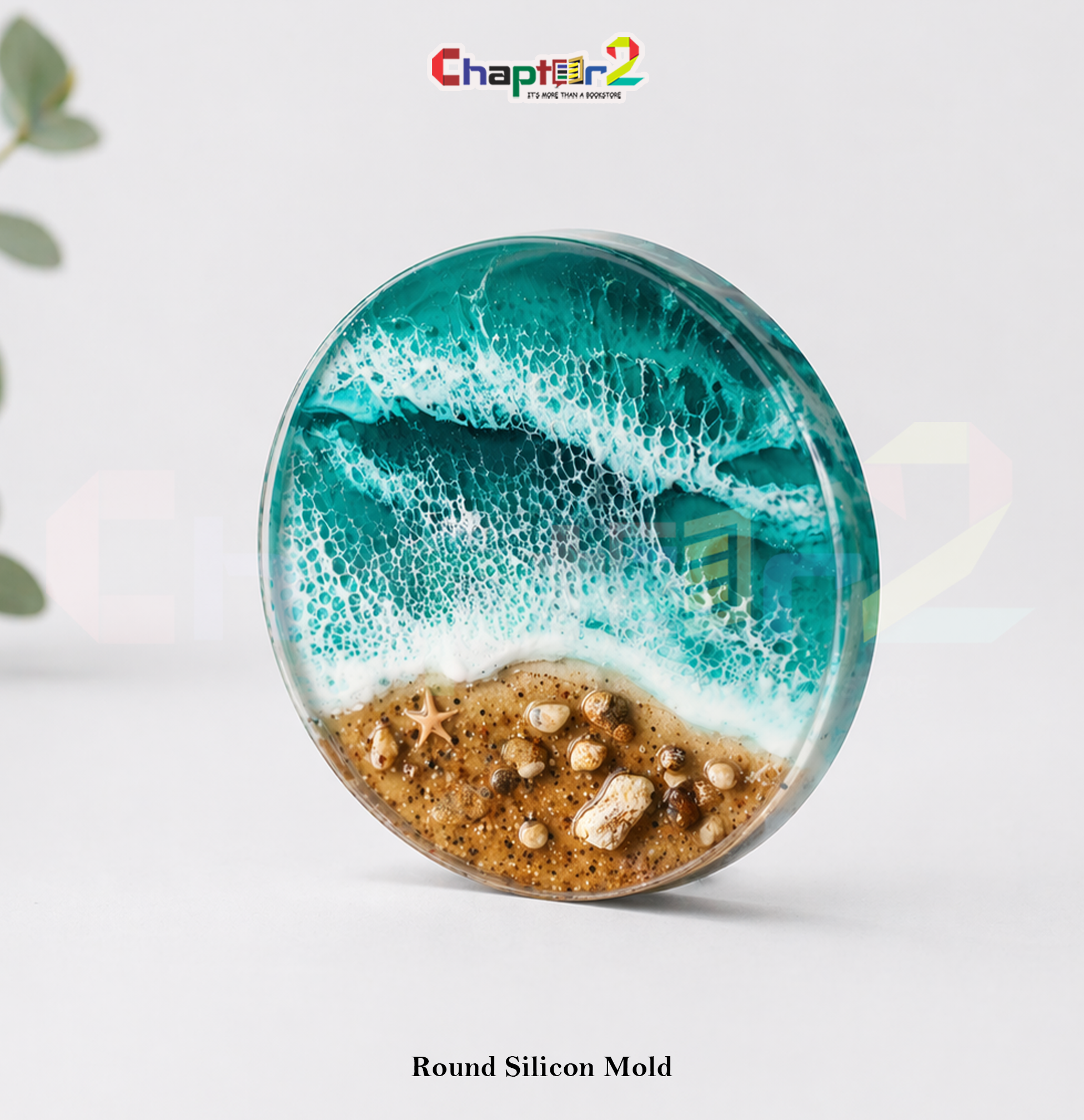 5303296 Round Plate Silicon Mold (round plate shape)