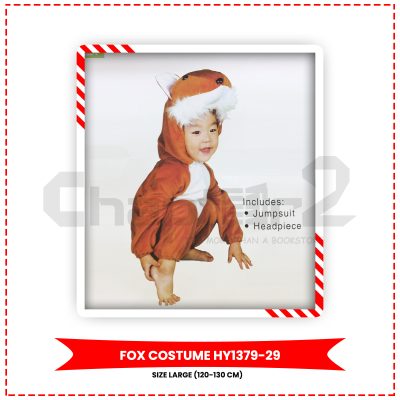Fox Costume for kids featuring warm orange tones and woodland details