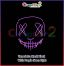 Vanedetta Mask with Neon Light - purple