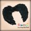 Fairy Wings Angel Shape - black