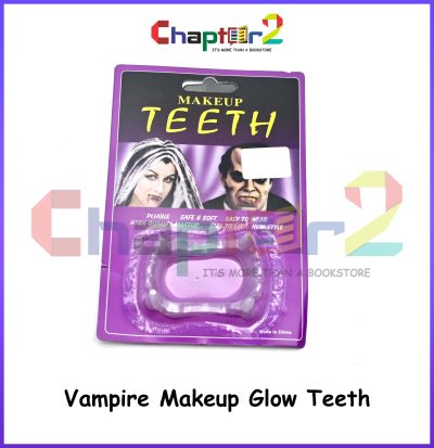 Vampire Makeup Glow Teeth for Halloween costumes and glowing monster FX