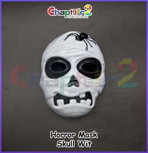 Horror Mask Skull with Spider