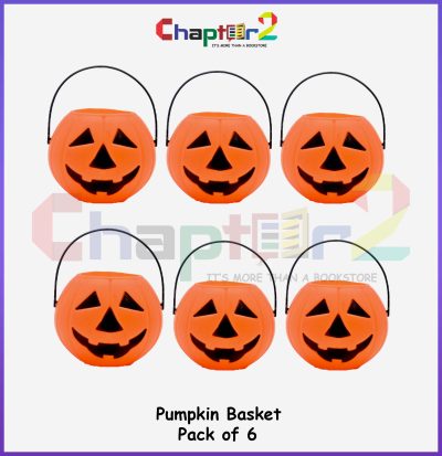Pumpkin Basket 6pcs Pack 1592A