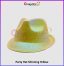 Shinning Party Hat – Metallic Fedora for Celebrations (Multiple Colors) - yellow