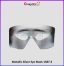 Metallic Eye Mask - silver
