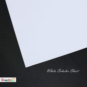 White Scholar Sheet