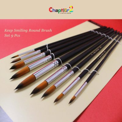 Bomega Artist Round Brushes Set of 9 Art # 804