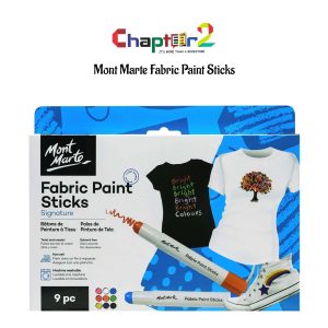 Mont Marte Fabric Paint Sticks 9pcs