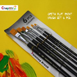 Opeth Artist Flat Brushes Set of 6 Art No 7111