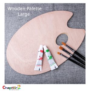 Wooden Palette Oval 16" x 12"
