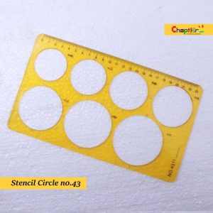 Circle Stencil 7 Metric Circle 23Cm Ruler No 4311