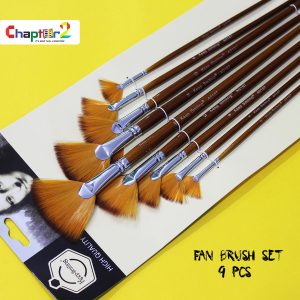 Keep Smiling Artist Fan Brushes Set of 9 Art # A0187