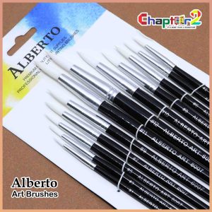 Alberto Artist Round Brushes Set of 12 Art # 8007