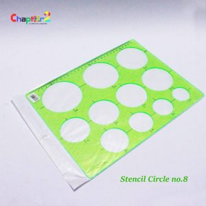 Circle Stencil 11 Metric Circle 30Cm Ruler No 8099