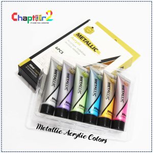 Keep Smiling Metallic Acrylic Colors Set