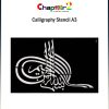 Calligraphy Stencil Size A3 - 28