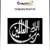 Calligraphy Stencil Size A3 - 32