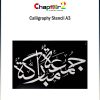 Calligraphy Stencil Size A3 - 44