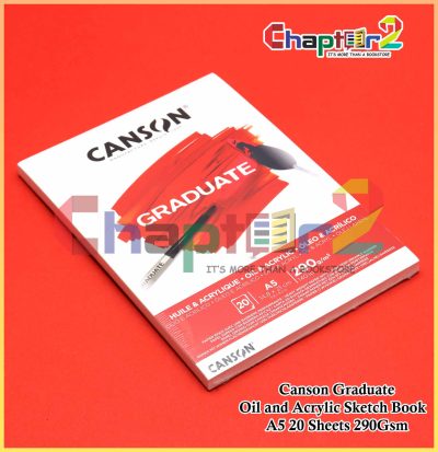 Canson Graduate Oil and Acrylic Sketch Book Size A5