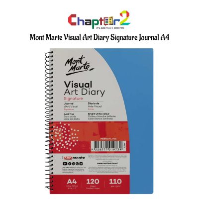 Mont Marte Visual Art Diary Signature Journal A4 110gsm 120 Sheets MSB0076