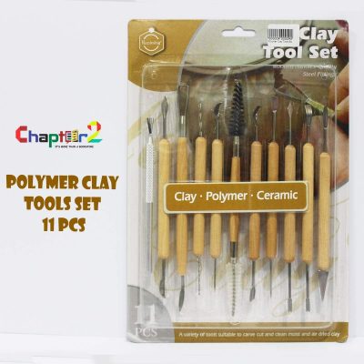 Keep Smiling Clay Tool Set 11Pcs For Clay, Polymer and Ceramic