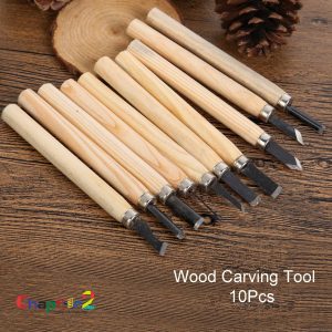 Wood Carving Knife Set 10Pcs