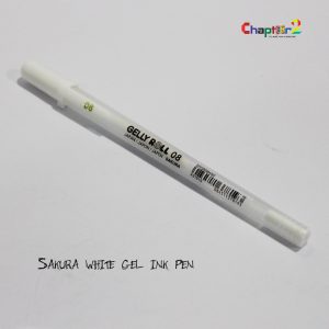 Sakura Gelly Roll White Gel Ink Pen 0.8