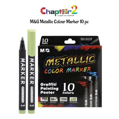 M&G Metallic Colour Marker 10Pcs