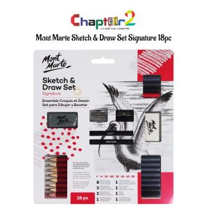 Mont Marte Sketch & Draw Set Signature 18Pcs MPN0039_V08