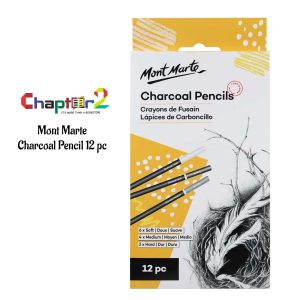 Mont Marte Charcoal Pencil 12Pc MPN0017_V05