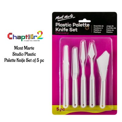 Mont Marte Studio Plastic Palette Knife Set of pcs MAPK0001