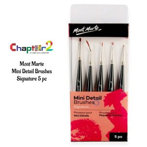 Mont Marte Mini Detal Brushes Signature 5Pcs BMHS0033_V02