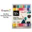 Mont Marte Dual Tip Fabric Markers Set - 24-colors