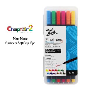 Mont Marte Fineliners Soft grip 12pcs MMPM0002_V02