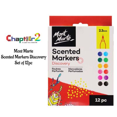 Mont Marte Scented Markers Discovery Set of 12pcs MMPM0014_V04