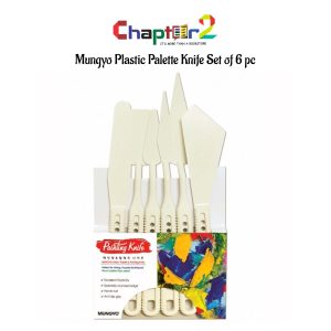 Mungyo Plastic Palette Knife Set of 6pcs