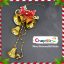 Merry Christmas Decorative Bell Set - golden