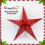 3D Folding Star - red