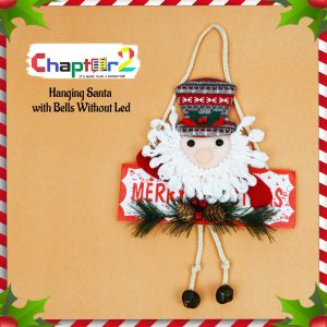 Hanging Santa with Bells Without LED