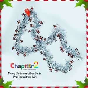 Festive Pom Pom String Garland | Christmas Decoration - 6 Feet