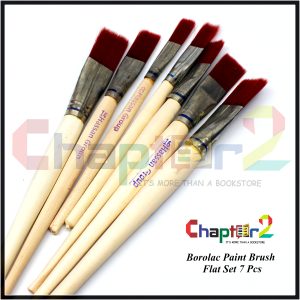 Borolac Paint Brush Flat Set - 7 Pcs