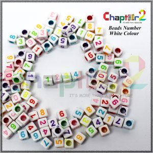 Beads Number White Colour